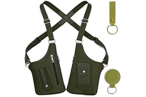 Aglacynorath Double Shoulder Armpit Bag, Premium Leather Adjustable Underarm Shoulder Bag with Adjustable Strap Anti Theft Pi