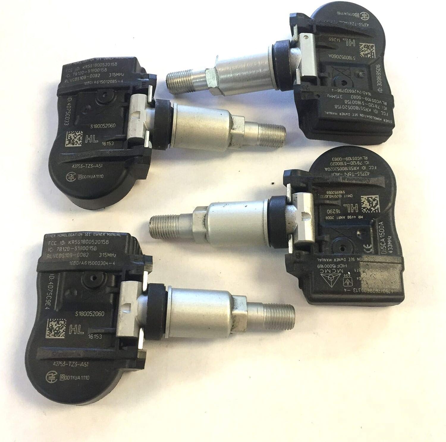 Amazon Com Acura Set Of 4 Oem Tpms Tire Pressure Sensors For 2015 2018 Tlx Ilx Rdx Mdx 42753 Tz3 A51 Ts Hn24 Automotive