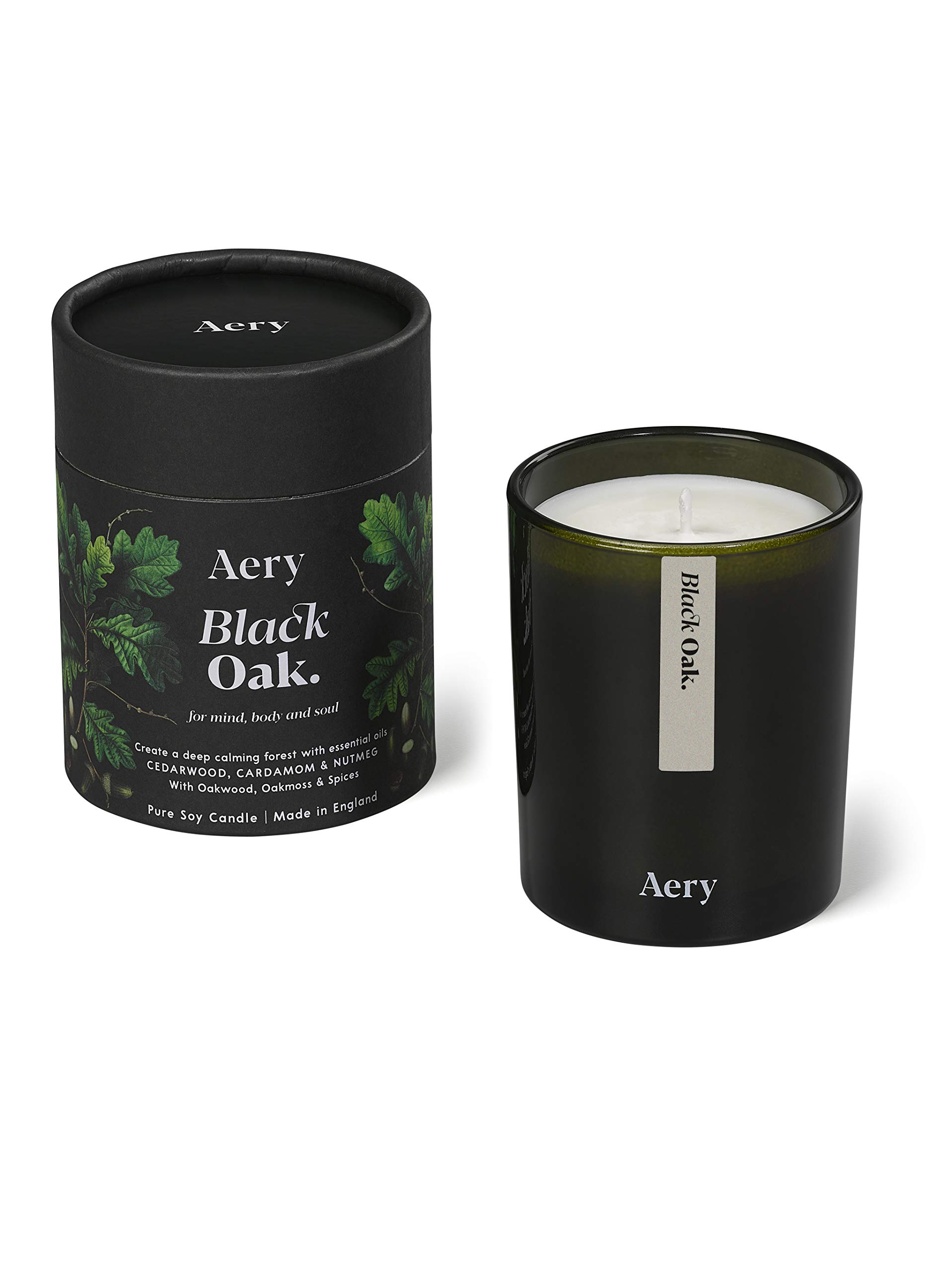 Aery Botanical Candle, Black Oak