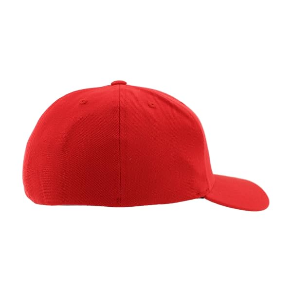ZHATS MEN’S STANDARD NCAA OFFICIALLY LICENSED FITTED HAT ZH PATCH DEFER TEAM COLOR, MEDIUM