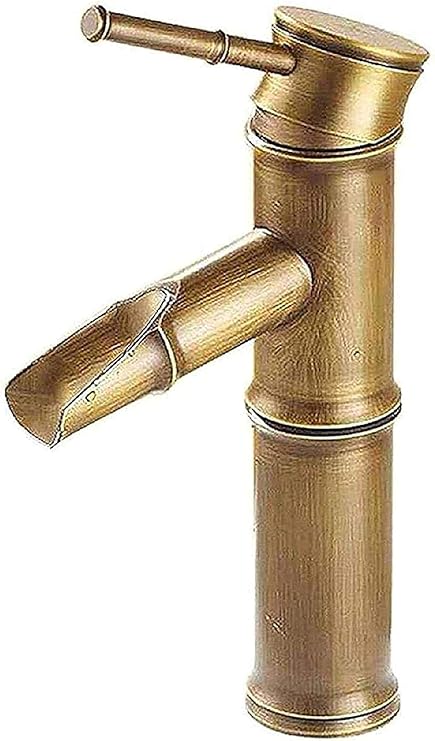 Wasserhahn Wasserhahn Vintage Antike Bronze Vollkupfer Bambus Deck