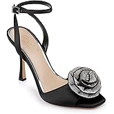 Jewel Badgley Mischka Vida Rosette Peep Stiletto