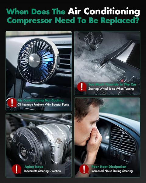 SCITOO AC COMPRESSOR COMPATIBLE FOR MITSUBISHI LANCER FOR MITSUBISHI OUTLANDER 2.0L 2.4L 3.0L 2007 2008 2009 2010 CO-11165C CO 11165C 97487 7813A328 140424C 140424NC (MSC90C)