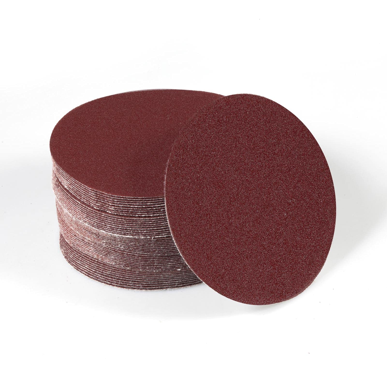 SPEEDWOX 50pcs Sanding Discs 4 Inches Sandpaper 150 Grit Hook and Loop Sanding Discs for Drill Grinder Rotary Tools No Hole