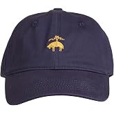 Brooks Brothers Men&rsquo;s Classic 100% Cotton Twill Baseball Cap - Woven Logo One-Size Adjustable Hat