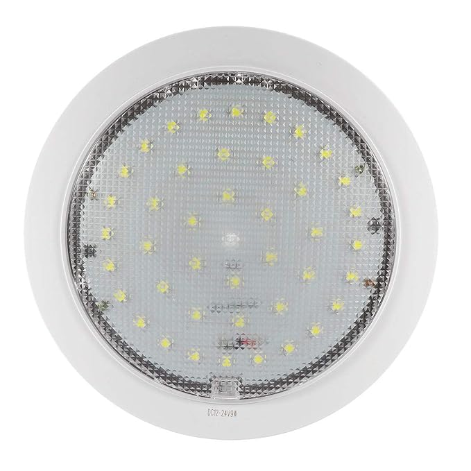 12V24V 5050 9W LED Ceiling Light Fixture For Caravan/Motorhome/Trailer/Boat Surface Mount