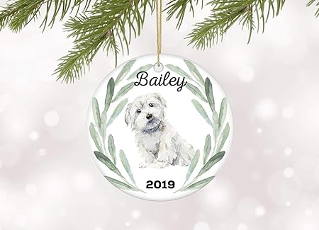 Immagini Di Cani Di Natale.Jamirtyroy1 Ornamento Di Natale Maltese Ornamento Di Cane Personalizzato Regalo Per Proprietari Di Cani Di Famiglia Ornamento Maltese Ornamento Di 7 6 Cm Amazon It Casa E Cucina