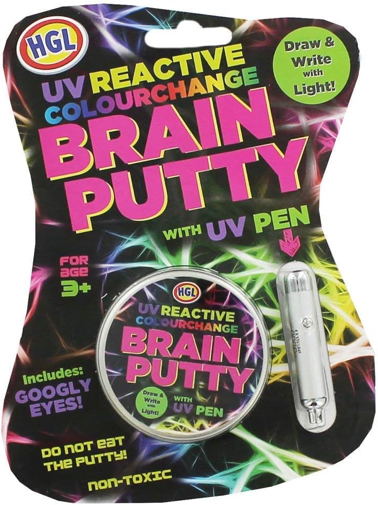 HGL UV Reactive Colour Changing Brain Putty