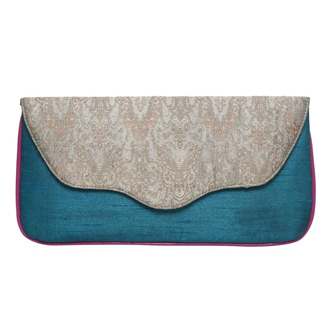 Anekaant Zesty Silk Clutch
