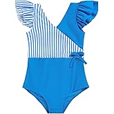 Mioglrie Toddler Baby Swimsuit Girl Bathing Suit Girl 2T 3T 4T 5T 6T Girls One Piece Swimsuits Color Block Swimwear