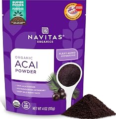 Navitas Organics Acai Powder, 4 oz. Bag ? Organic, Non-GMO, Freeze-Dried, Gluten-Free