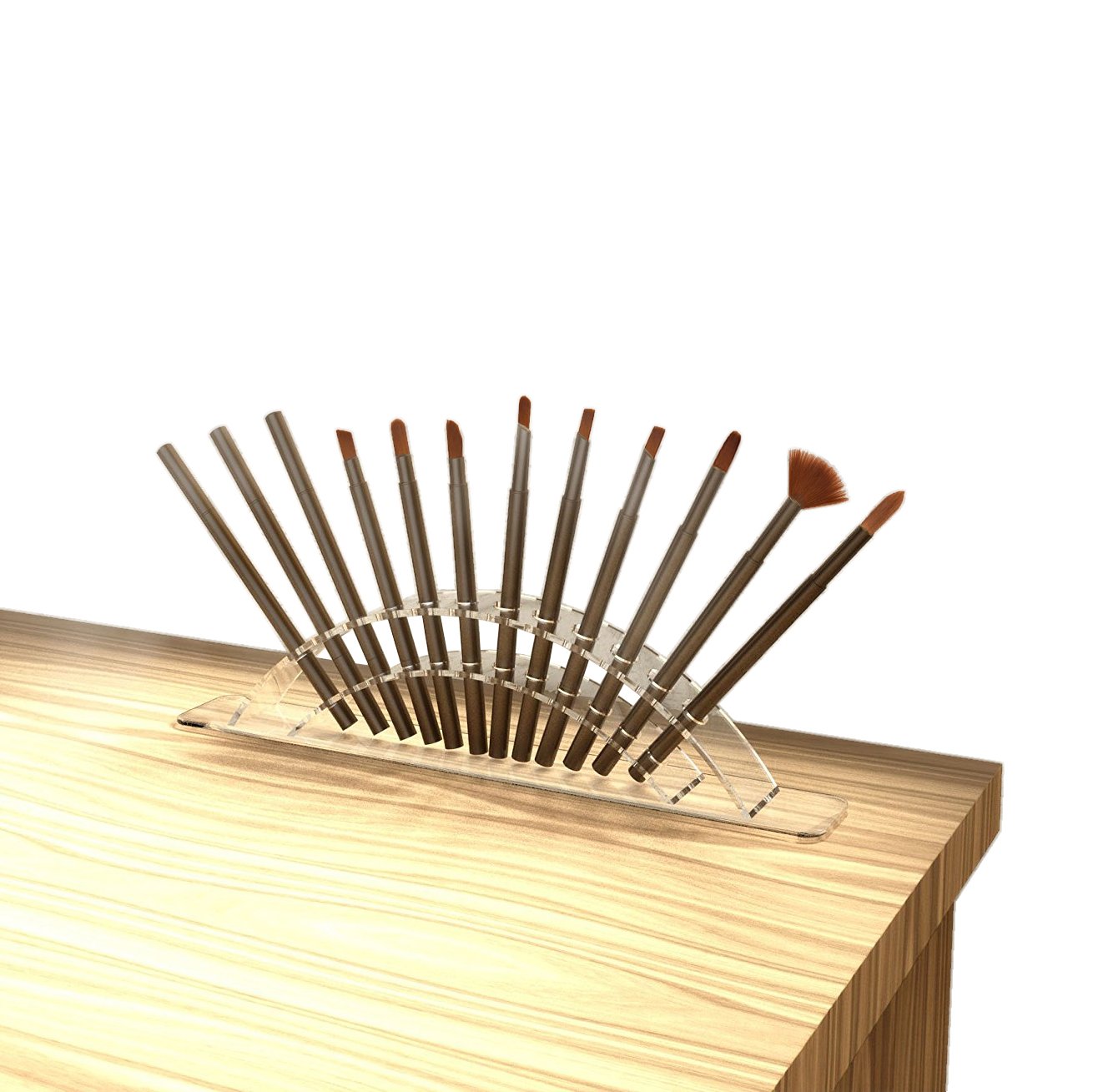 Boxalls Eyebrow pencil Shelf Make up BrEUhes Set Dryer Organizer Holder Stand Shelf Gift