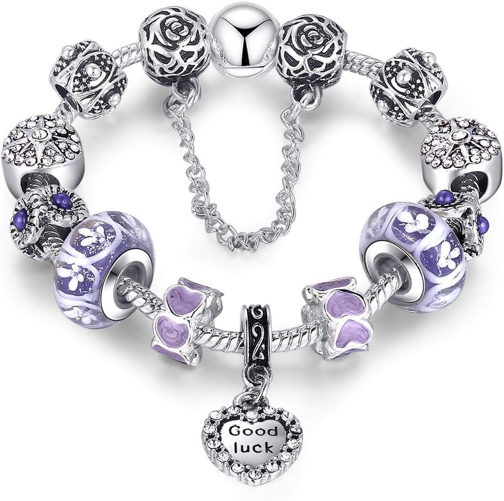 Pandora Element Good Luck Bead Charm Bracelet, Silver Plated, Suitable