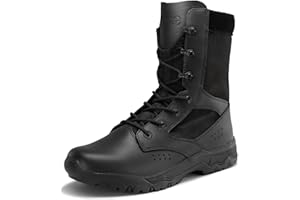 HANAGAL Men's Military Boots Lightweight Army Combat Tactical Military Boots For Men Hunting Jungle Hiking Work Boots