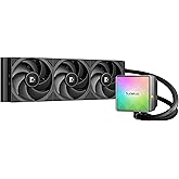 Sudokoo NEXAURA 360 Liquid CPU Cooler: 360mm AIO CPU Cooler with PWM Pump & ARGB Pump Head - Water Cooling with FDB Fans for 