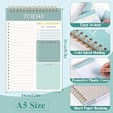 Thboxes 2 Pack Undated A5 To Do List Notepad Spiral Planner 104 Pages view 2