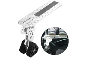 Car Door Step, BDDFOTO Universal Fit Foldable Roof Rack Step, Both Feet Stand Pedal Ladder with Safety Hammer, for Most Car, SUV, Truck, Max Load 400 lbs
