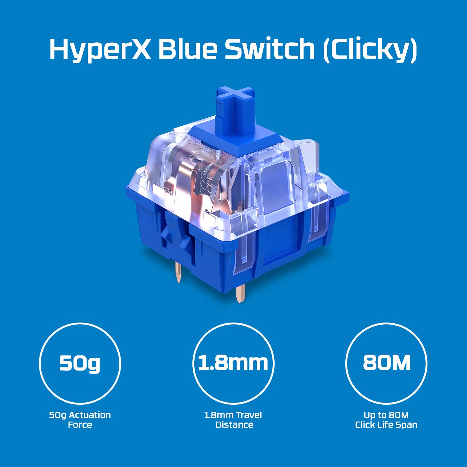 HyperX Alloy Origins Core - Tenkeyless Mechanical Gaming Keyboard, Software Controlled Light & Macro Customization, Compact Form Factor, RGB LED Backlit, Clicky HyperX Blue Switch,Black