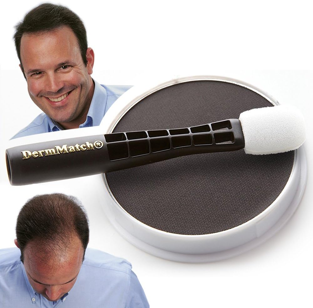 DermMatch: Thickest Hair On Earth. Natural & Waterproof Hair Loss Concealer For Women & Men