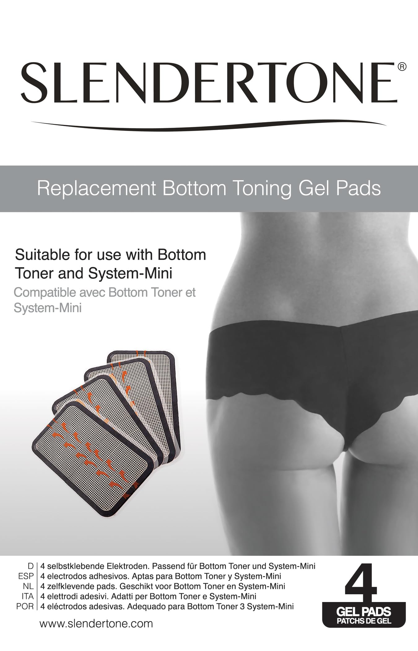 Slendertone Bottom Toner Replacement Pads