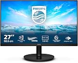 Philips 271V8LAB 27 Inch FHD Monitor 100 Hz VGA HDMI Speakers Black view 2