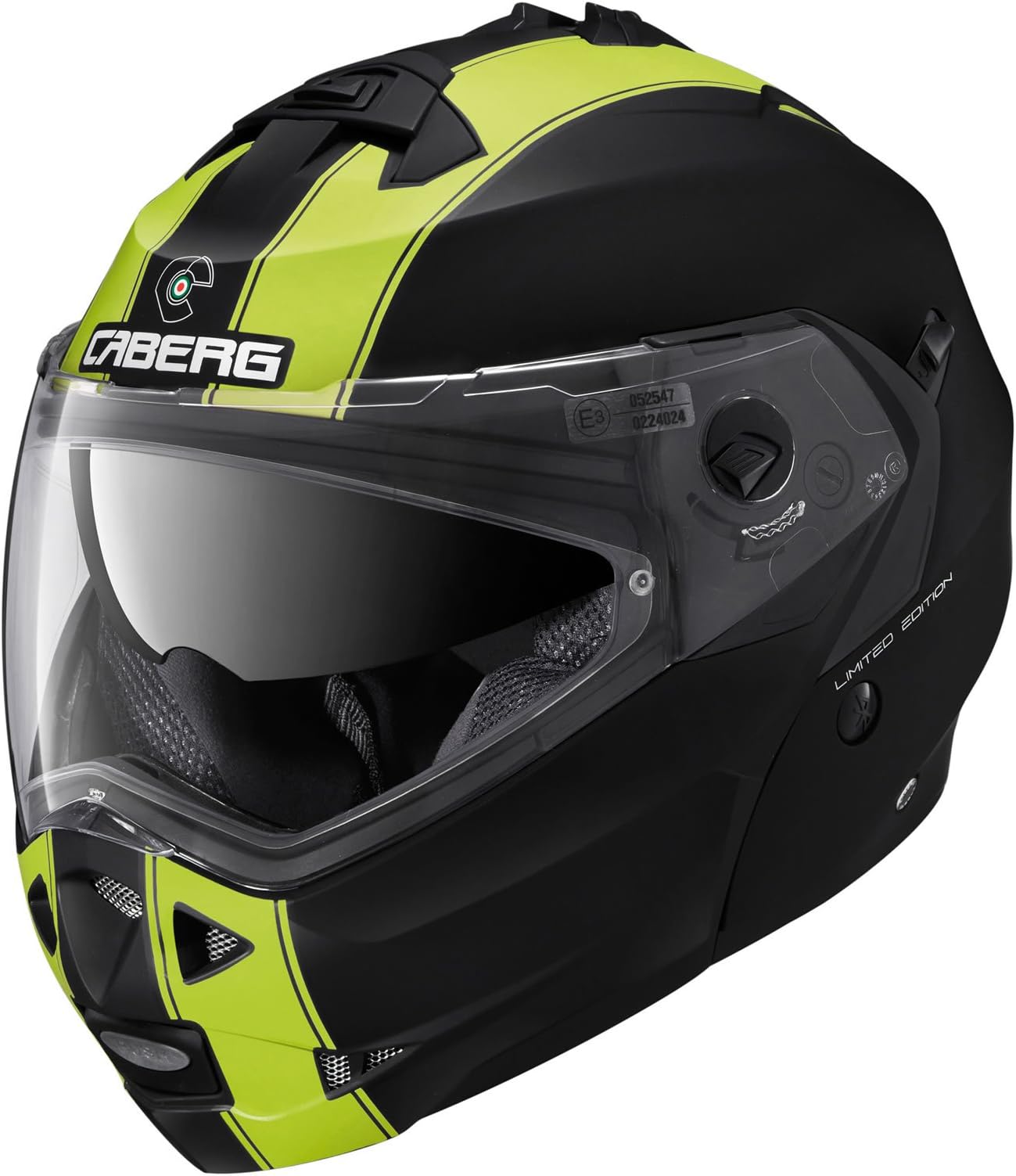 Caberg Duke Legend Matt Black/Fluo Size XL