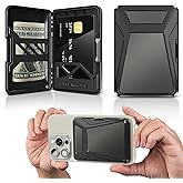 PerfiPro Magnetic Wallet with RFID Blocking - for MagSafe Phone Wallet for Mens Women, Heavy Duty | Scratch-Resistant | Hold 7 Cards, Stronger Magnetic Card Holder Black
