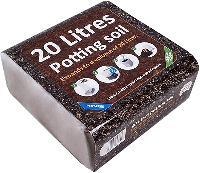 GreenBrokers C1161 20Ltr Organic All Purpose Potting Compost Enriched