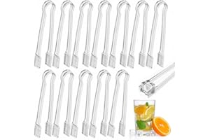 12 Pack Large Plastic Serving Tongs For Buffet - Plastic Serving Utensils For Hot And Cold Food - Disposable Serving Tongs Fo