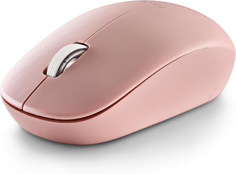 Fog Pro Pink - Ratón Inalámbrico Óptico Silencioso 1000 DPI, Rosa