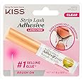 KISS Lash Adhesive, Lash Glue, 24hr Strip Eyelash Adhesive, Clear, Includes Lash Adhesive, Long Lasting Wear, Can Be Used wit