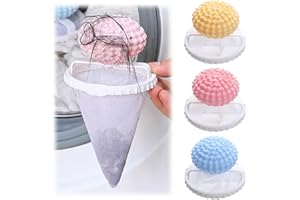 PLAYQUEEN 3Pcs-Pet Hair Remover for Laundry,Floating Hair Filtering Mesh Remova, 2024 New Washing Machine Hair Catcher,Dog Hair Remover for Laundry