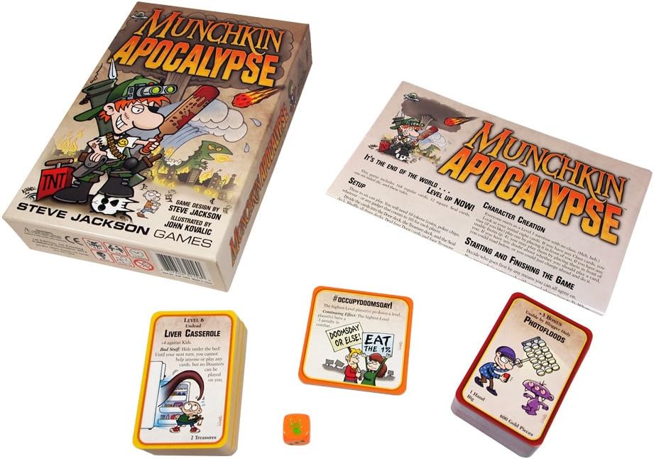 Steve Jackson Games "Munchkin Apocalypse" Card Game, Multicolor, 11 x 7 x 2 inches (28 x 18 x 5 cm) - Image 4