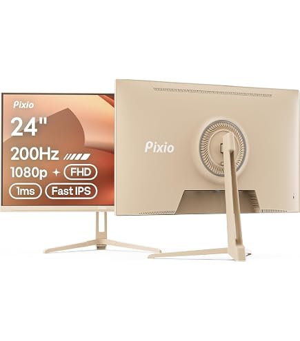 Amazon.com: Pixio PX27U Wave Beige 27 inch 160Hz Refresh Rate 4K