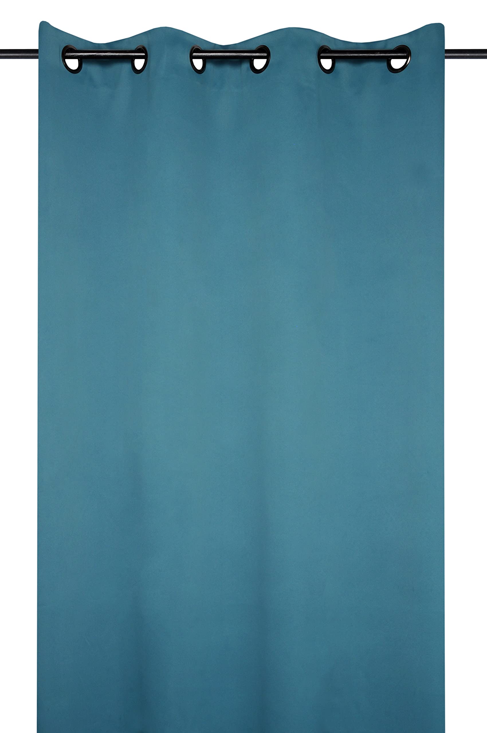 Lovely Casa Note Blackout Curtain 135 x 250 cm Plain Blue