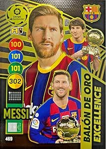 Panini Messi Excellence Balón de Oro Adrenalyn XL 2020-2021