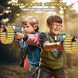 VATOS Electric Foam Blaster Toy 2-Mode Chain Mag 40 Darts Gift Boys Girls 6+ view 2