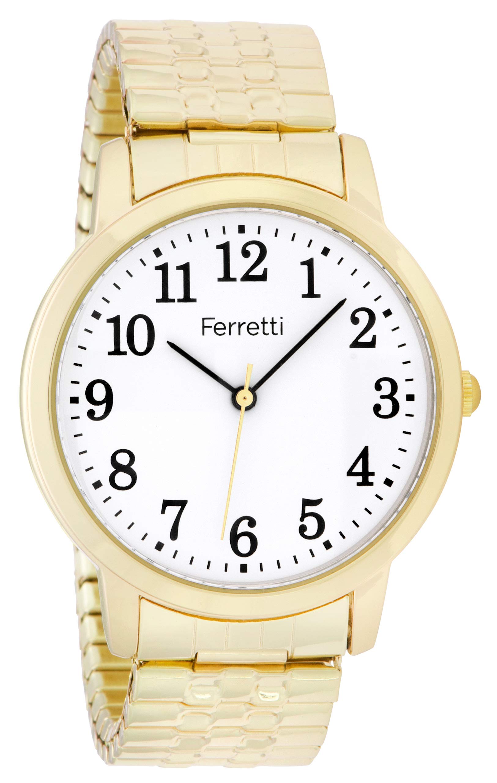 Unisex | Classic Expansion Bracelet Big Number Watch | FT161