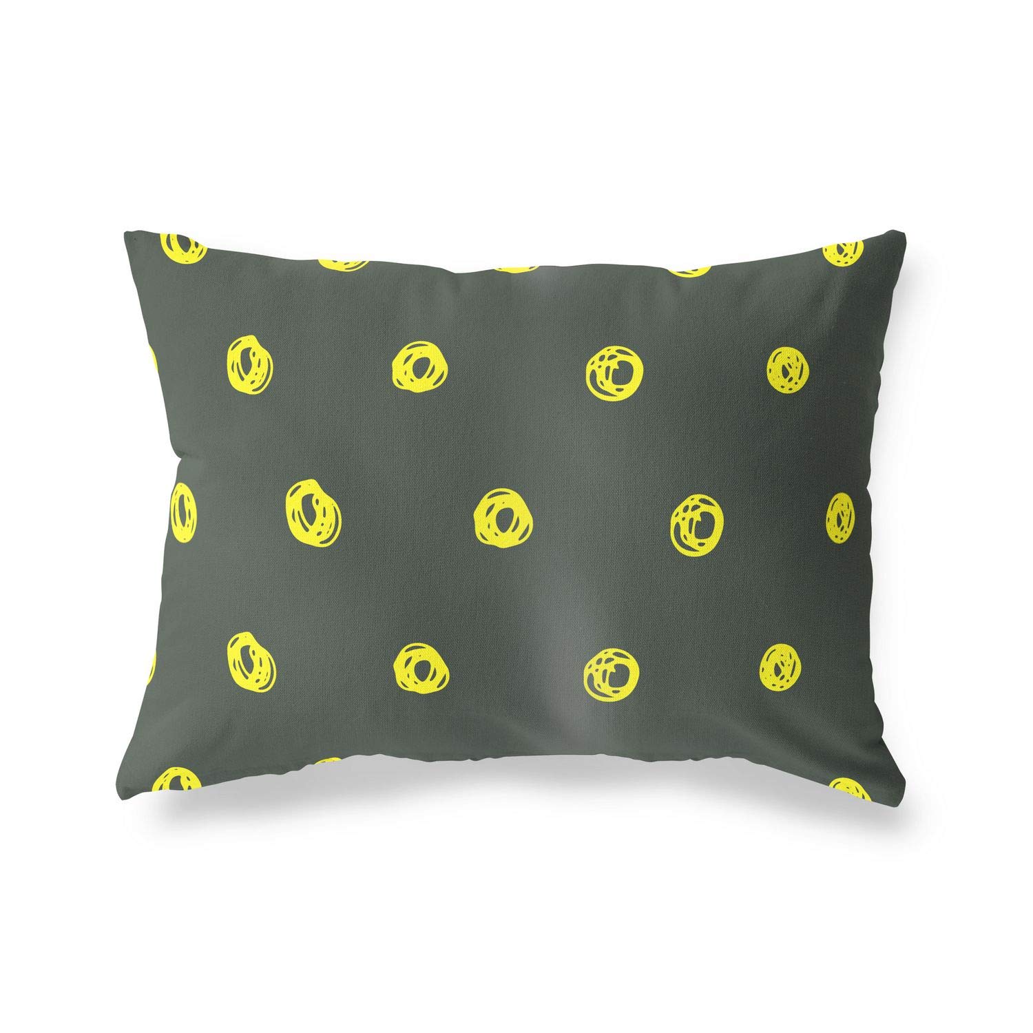 BonaMaison Decorative Cushion Cover, Neon Yellow-Fume Throw Pillow Covers, Home Decorative Pillowcases for Livingroom, Sofa, Bedroom, Size: 45X60 Cm - Designed and Manufactured in Turkey