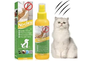 SDEXCSA Cat Deterrent Spray Indoor and Outdoor. Cat Repellent Spray for Furniture, Sofa, Carpet & Plants. Cat Scratch Furniture Protector for Cat Training Aid. No Scratch Spray for Cats & Kittens. 120ML.