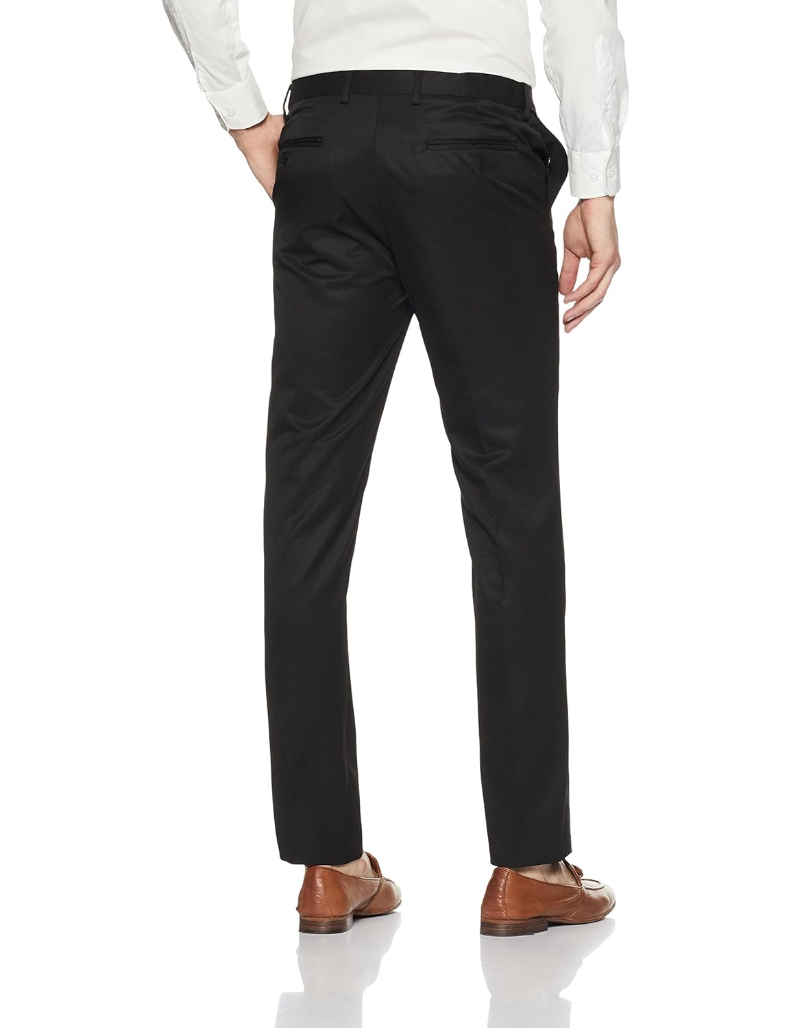 arrow men's pleat-front formal trousers