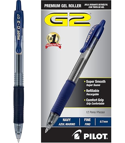 Amazon.com: PILOT G2 Premium Gel Pens, Bold Point 1.0mm, Navy Ink