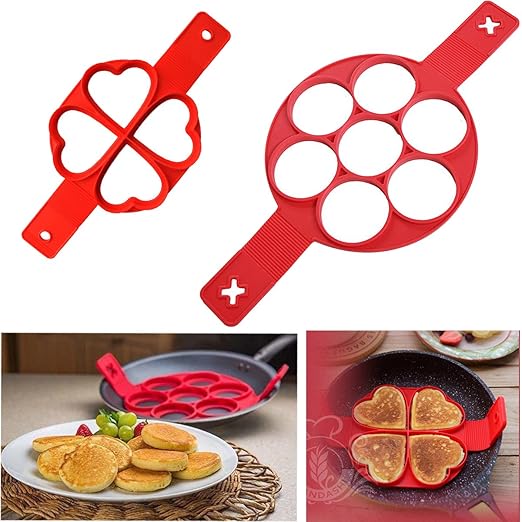 lanyani (lote de 2) perfecto antiadherente tortitas molde de ...