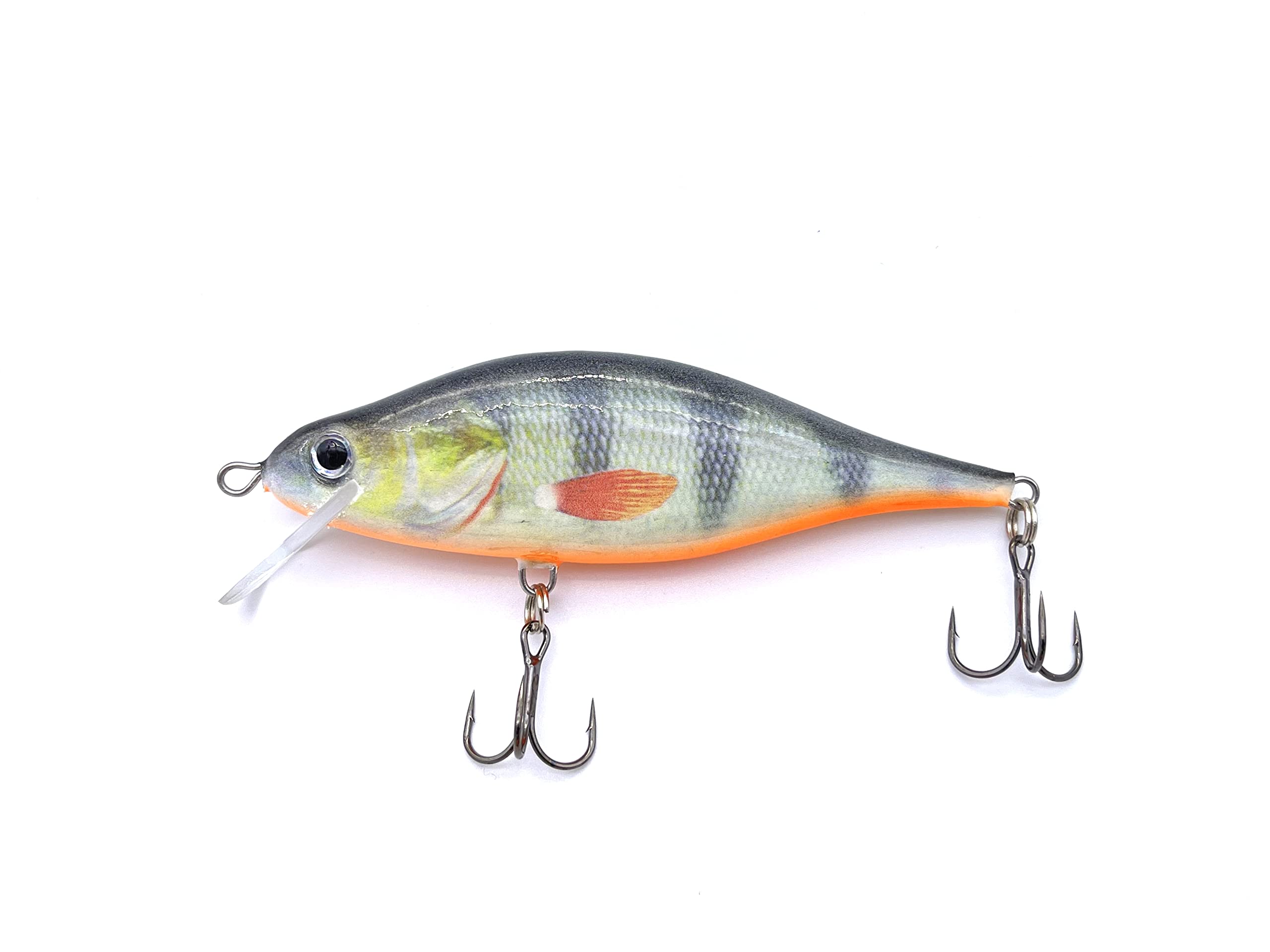 EVERBAY DORADO Wobbler Fishing Lure - Artificial Hard Crankbait - Fishing Tackle, Topwater Life-Like Swimbait for Pike Zander Catfish Trolling and Long Cast in Freshwater, Floating - TEMPTER 10cm PH