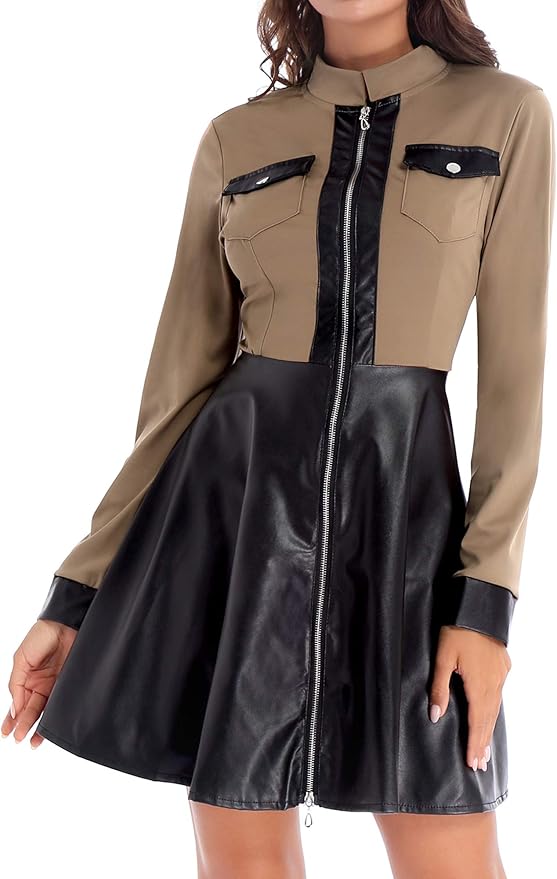 Maisha Minikleid mit offenem Rücken und Schleife in Slinky Navy main image 0