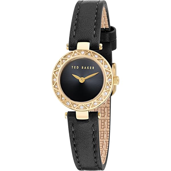 Amazon.com: Ted Baker Ladies Black Leather Strap Watch  display picture 2