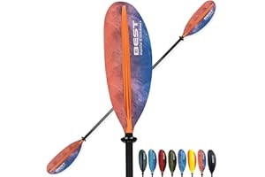 Best Marine and Outdoors Kayak Paddle, Carbon Fiber Shaft & Fiberglass Reinforced Polypropylene Blades, 220cm, 234cm, 250cm, Lightweight Kayak Paddles for Adults
