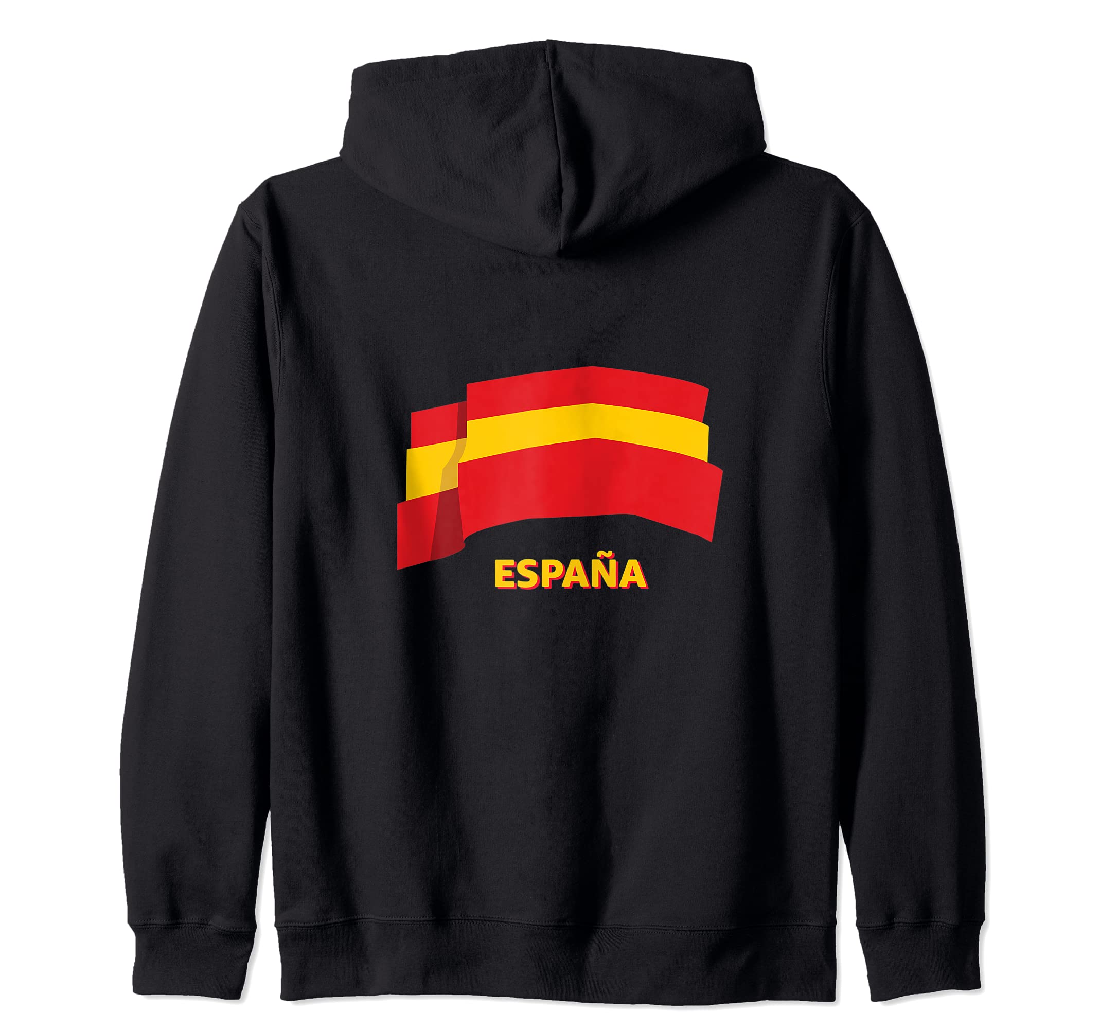 Spain Flag Zip Hoodie