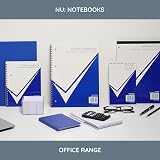 nu: A4 Casebound Manuscript Notebook 96 Sheets Blue Office Range view 6