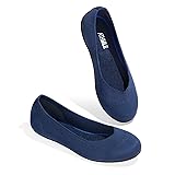 ATHMILE Women's Ballet Flat Shoes Round Toe Slip on